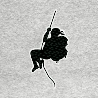 adventurer swinging on a rope T-Shirt